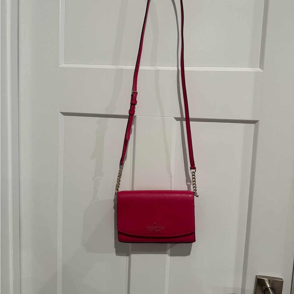 Kate Spade Pink Leather Crossbody Bag